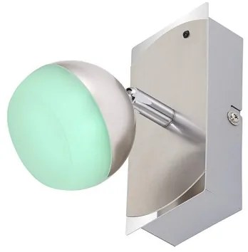Briloner 2040-012 - RGB stmievateľné bodové LED svietidlo, 3,3 W, 230 V, s diaľkovým ovládaním
