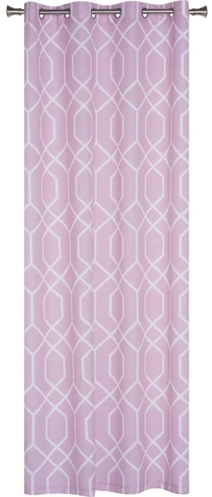 Záves Tissu 140x245 ružový
