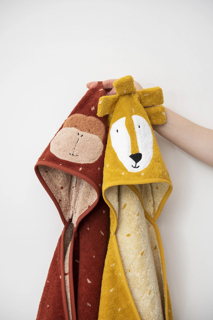 Detská osuška s kapucňou Mr. Lion - 75 x 75 cm