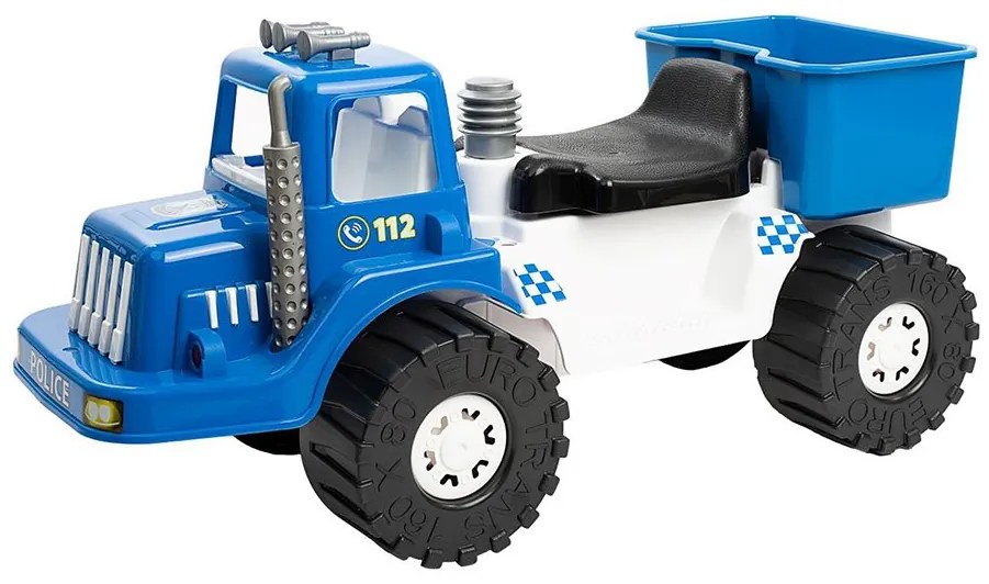 Detské policajné odrážadlo BAYO POLICE 70 cm modré