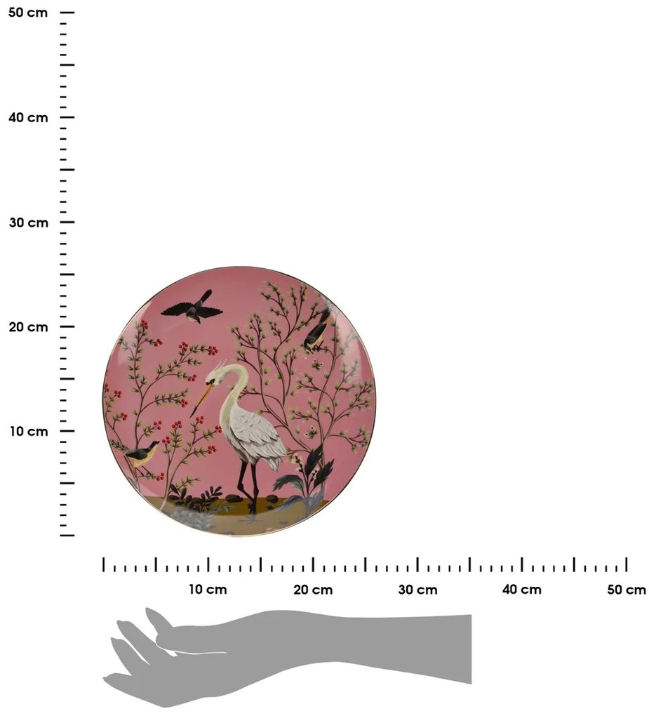 Porcelánový tanier Ashley 4, (fi) 26 cm, viacfarebný