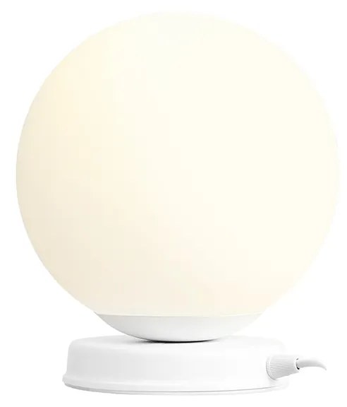 BALL WHITE | Stolná lampa v bielom prevedení Veľkosť: M