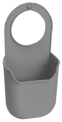 BISK Erga Basic, drezový silikónový držiak na špongiu 100x4x195 mm, šedá, ERG-07881