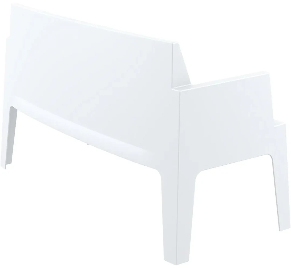 BOX SOFA záhradná lavica s podrúčkami dark grey