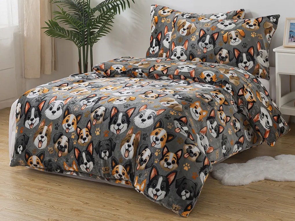 XPOSE® Mikroplyšové obliečky DOGS Exclusive