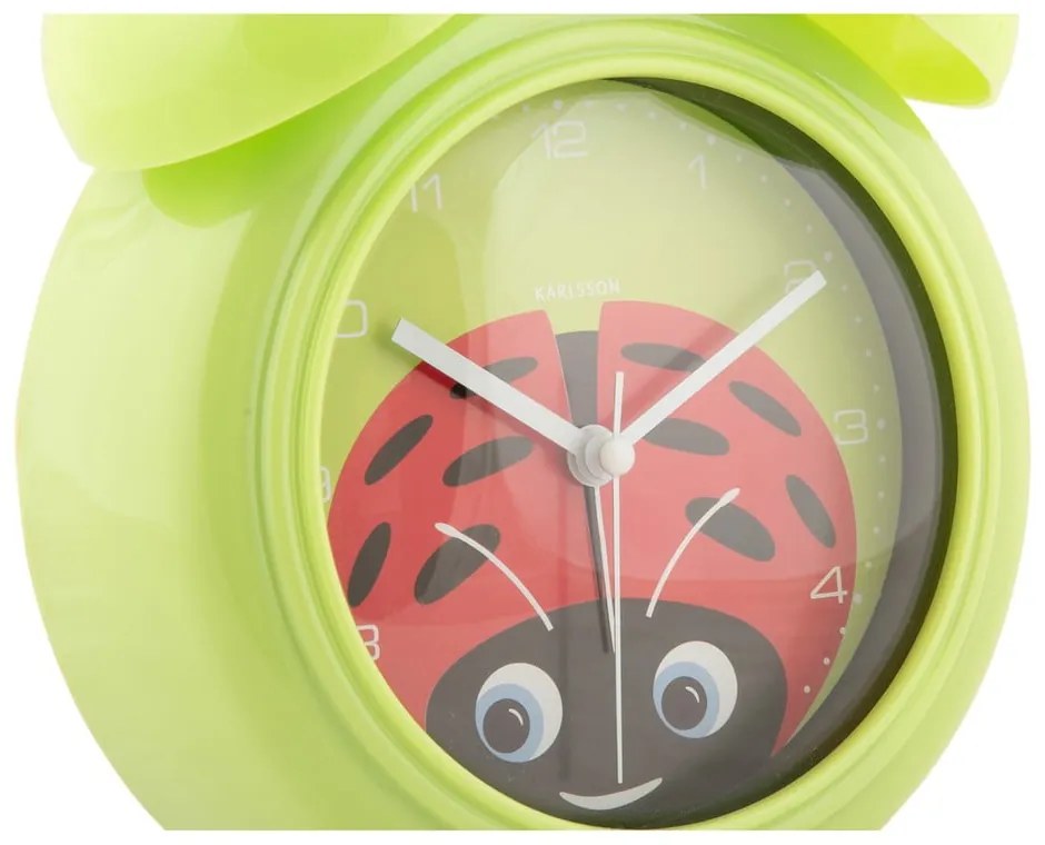 Detský budík ø 15 cm Peekaboo Ladybug – Karlsson