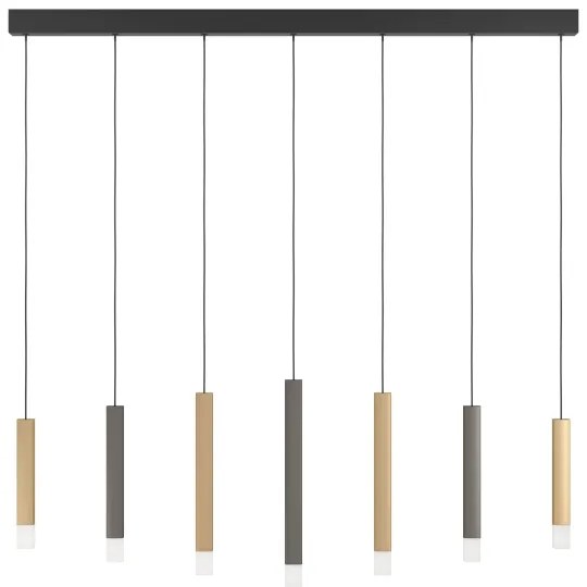 Eglo 39906 - LED Stmievateľný luster na lanku ESTANTERIOS 7xLED/3,1W/230V 3000K