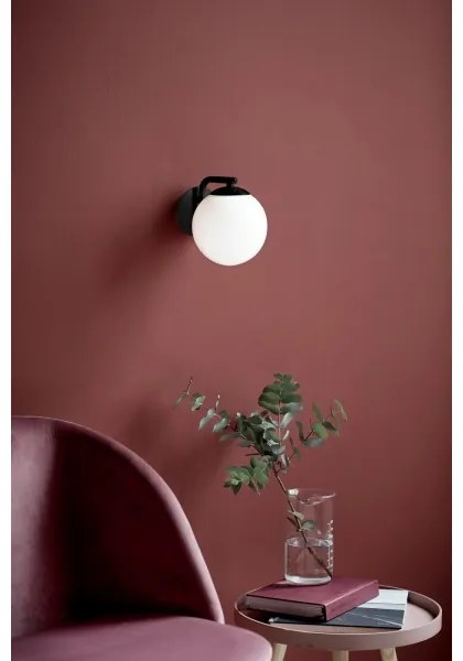Nordlux - Nástenná lampa GRANT 1xE14/40W/230V čierna