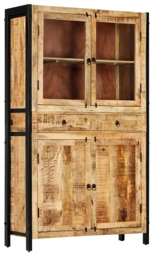 vidaXL Komoda 100x40x175 cm masívne mangovníkové drevo-