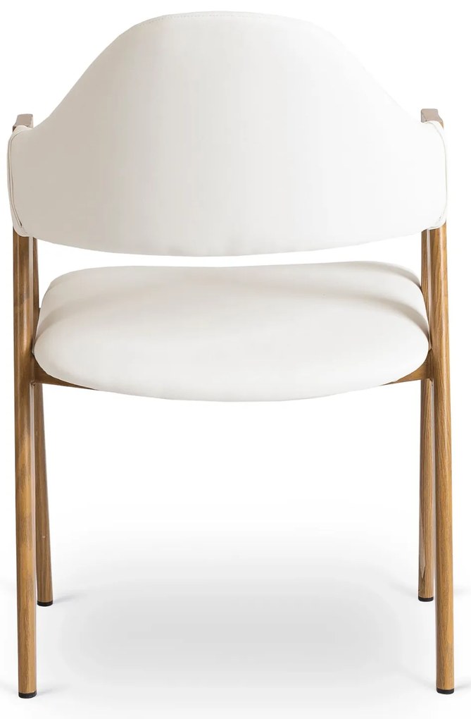 PROXIMA.store - Čalúnená jedálenska stolička WILLY FARBA: biela