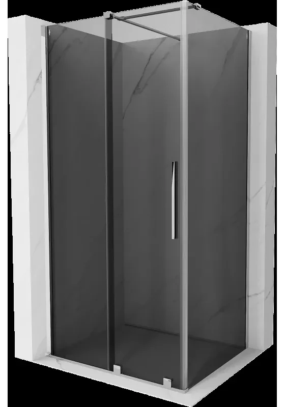 Mexen Velar sprchový kút posuvný 110 x 80 cm, grafit, chróm - 871-110-080-41-01