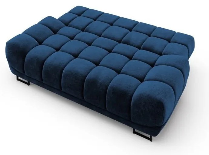 Kráľovskymodrá trojmiestna rozkladacia pohovka so zamatovým poťahom Windsor & Co Sofas Cirrus
