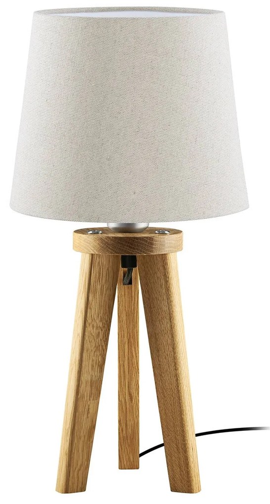 HerzBlut Elli lampa, hrčavý dub olejovaná/krémová