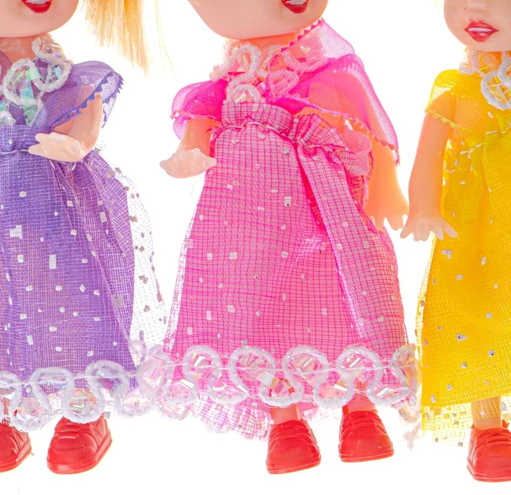 KIK Bábiky do domčeka pre bábiky sada 3ks 10cm