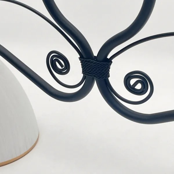 Luster na reťazi RETRO 2xE27/60W/230V matná čierna