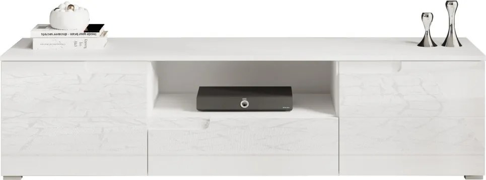 TV skrinka Spice, biela lesk