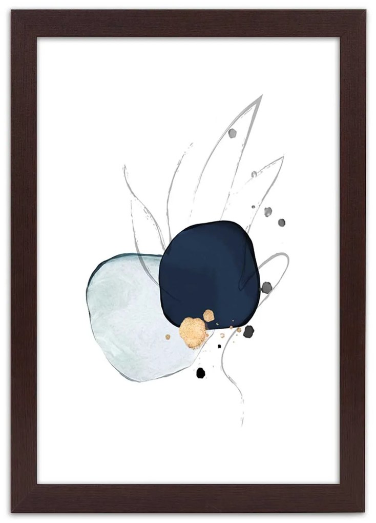 Gario Plagát Abstraktné postavy a línie Farba rámu: Bez rámu, Rozmery: 40 x 60 cm
