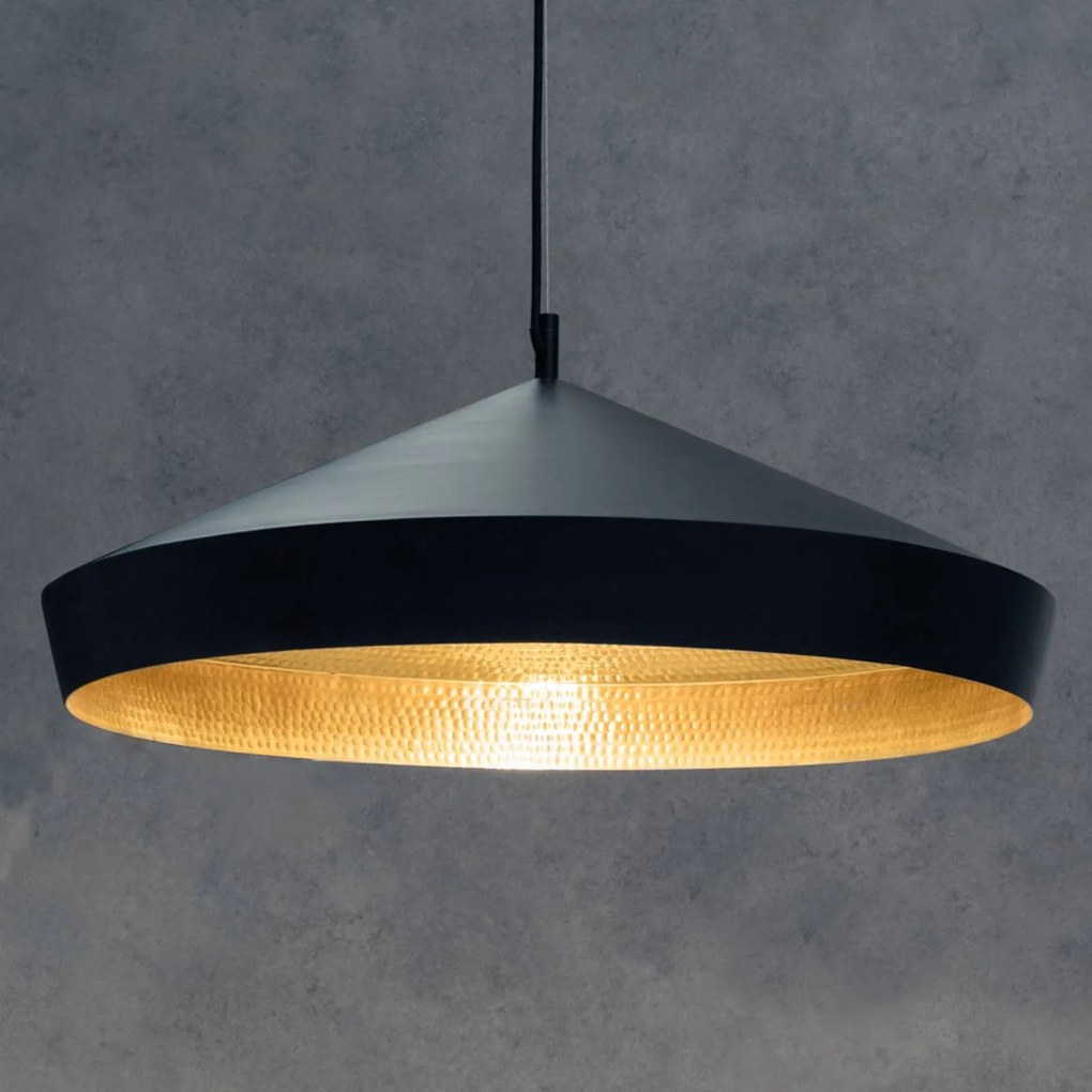 Tom Dixon Beat Flat – závesná lampa z mosadze