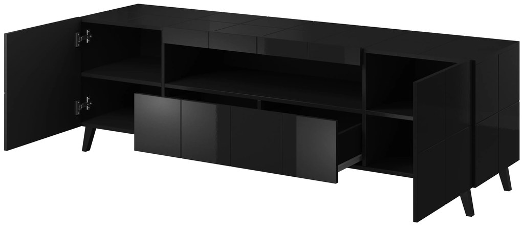 Cama Čierny TV stolík Reja
