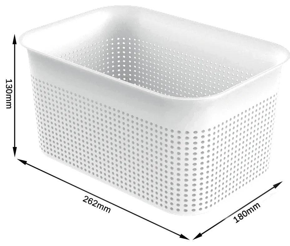 ROTHO Úložný box BRISEN 4,5 L - biely