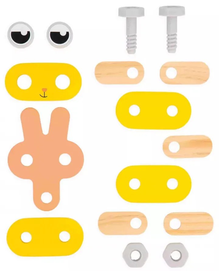 BricoKids - 3 malé zvieratká na zostavenie