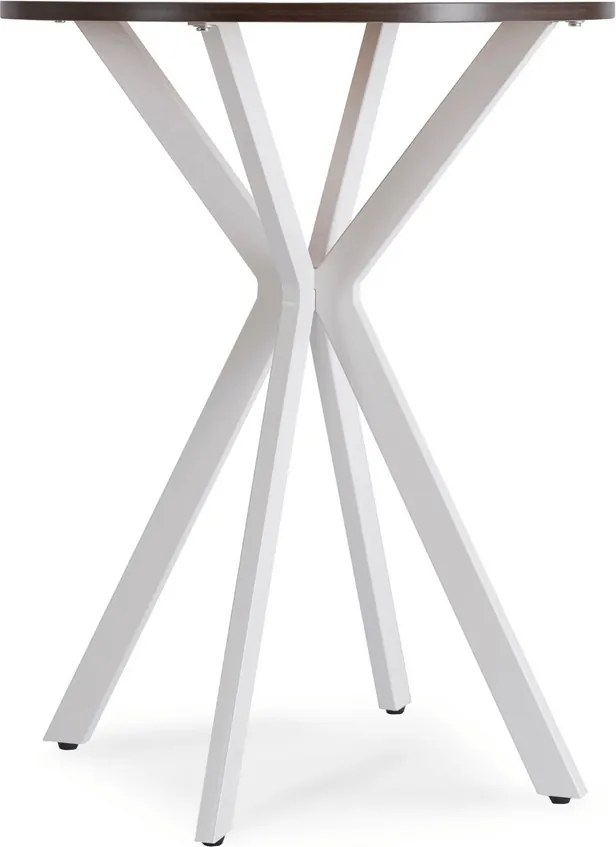 Stôl ERION 60 cm Orech / Biely