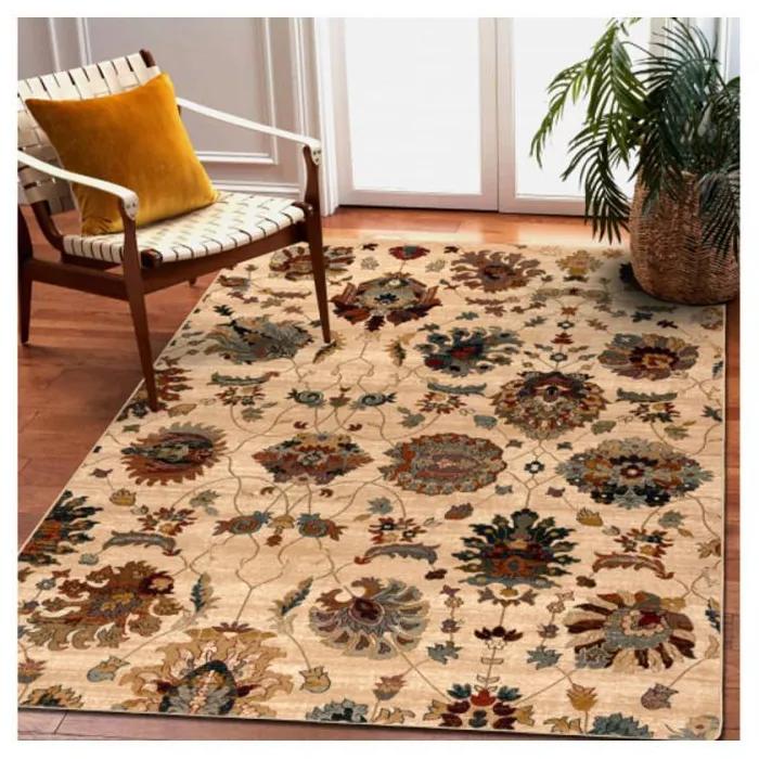 Vlnený kusový koberec Latica krémový 66x100cm