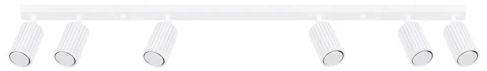 Biele bodové svietidlo 6,5x117 cm Gleam – Sollux