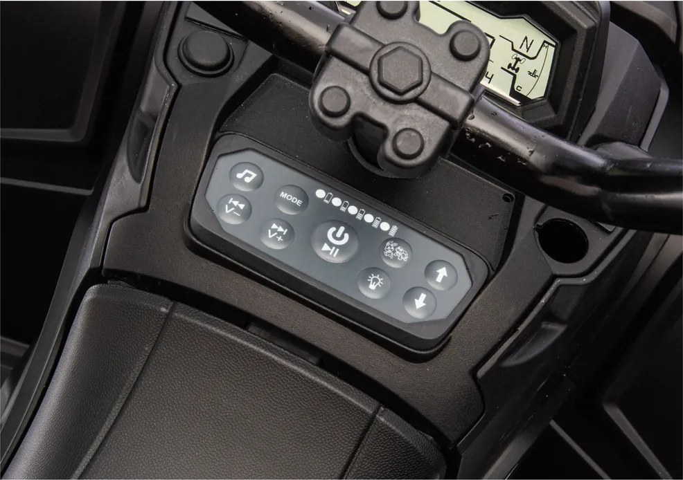 LEAN CARS Štvorkolka na batérie ATV 6 kolies s prívesom JC606 24V 4x4 zelená