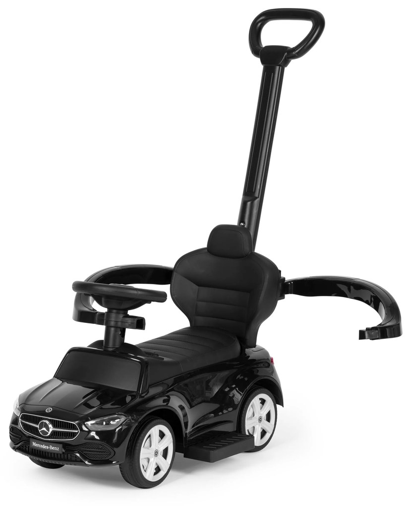Odrážadlo Mercedes C CLASS, interaktívny volant, BLACK