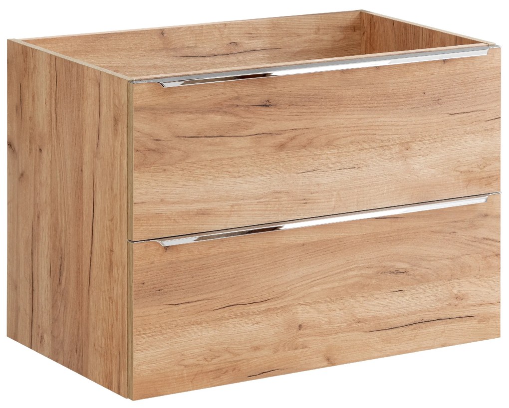 Kúpeľňová zostava CAPRI Oak Capri | dub zlatý: Skrinka pod umývadlo 821 - 80 cm