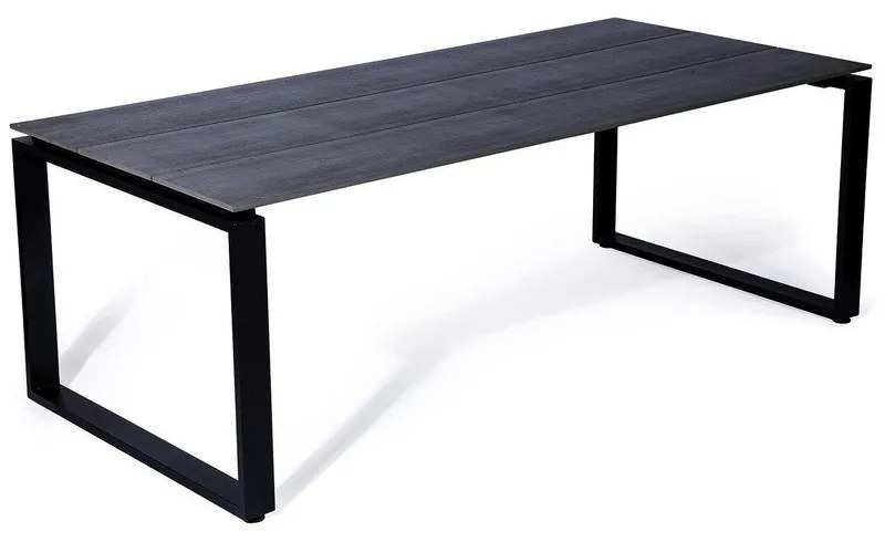 Sivý záhradný stôl pre 8 osôb Bonami Selection Strong, 210 x 100 cm