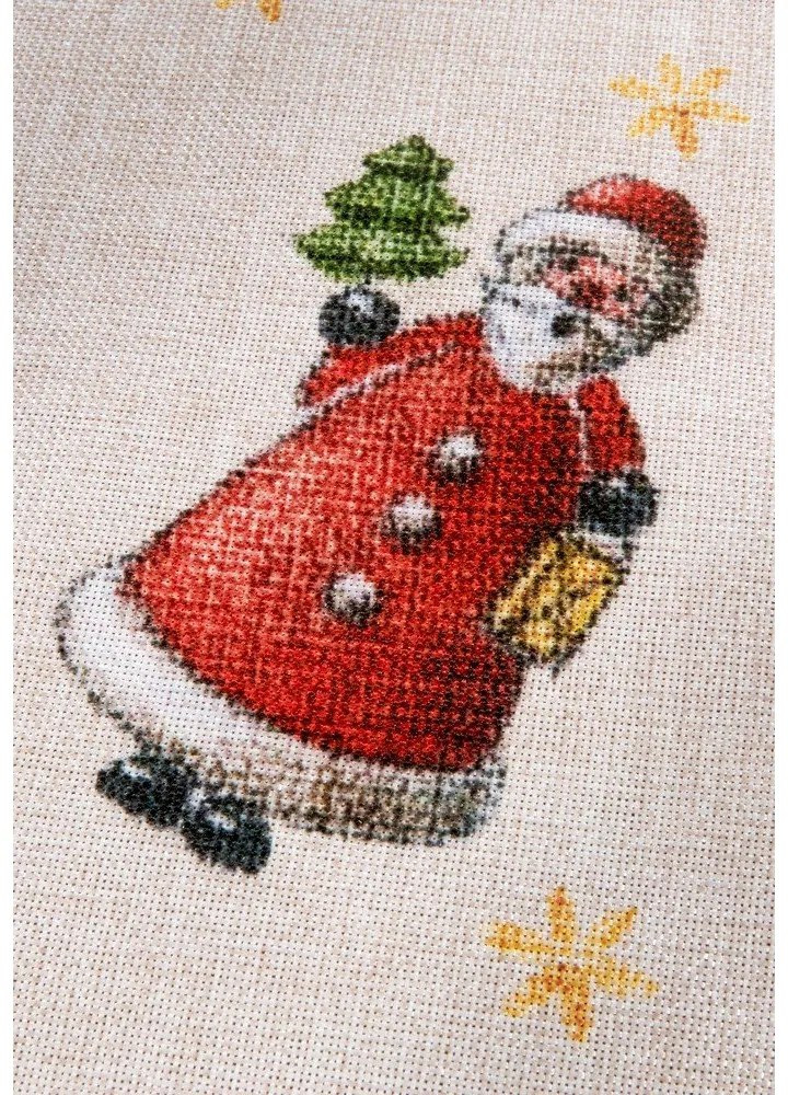 Zelený okrúhly koberec s vianočným motívom ø 150 cm Green Christmas – Villeroy&amp;Boch