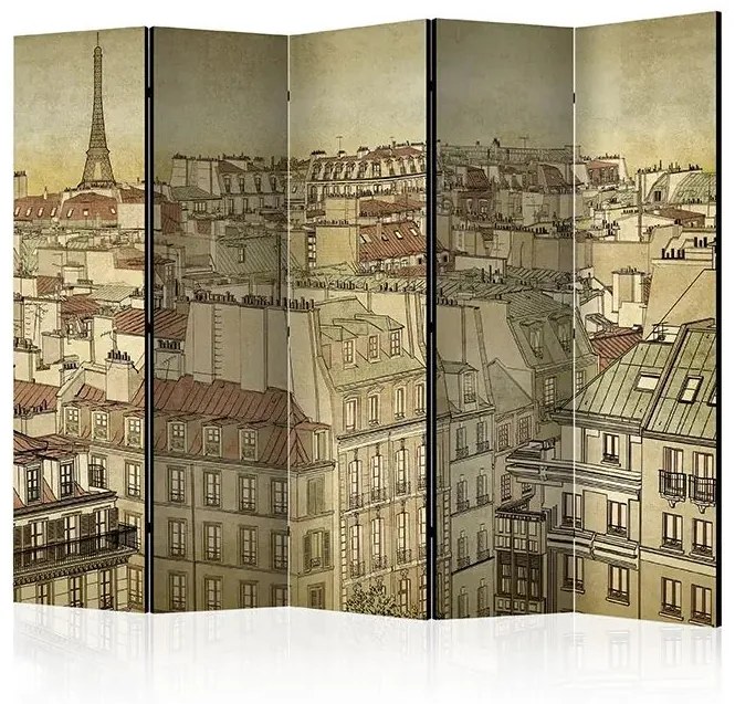 Paraván - Good bye Paris! II [Room Dividers]