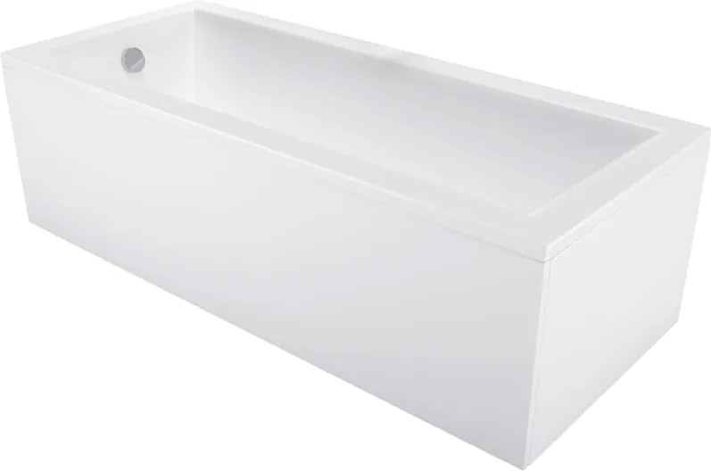 Mexen Cubik obdĺžniková vaňa 180 x 90 cm s obložením, biela - 55031809000X