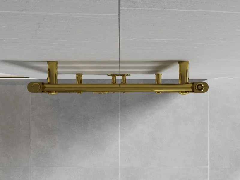 Mexen Mars, vykurovacie teleso 1800x500 mm, 643 W, zlatá lesklá, W110-1800-500-00-50