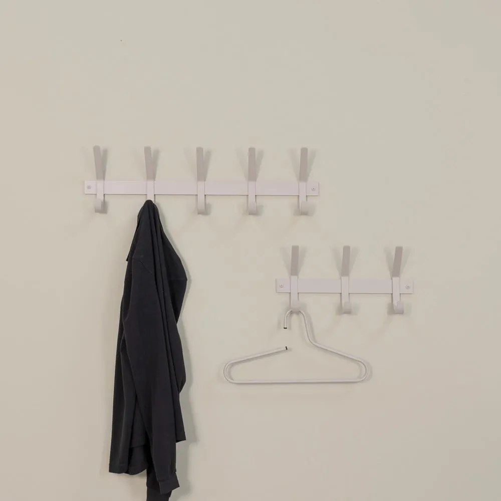 Taupe kovový nástenný vešiak 70 cm Dexter – Spinder Design