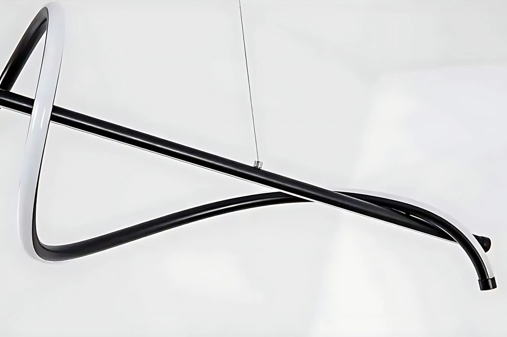 Toolight Toolight, LED stropné svietidlo 120cm, 50W, 3000K, LHJ023-CP, čierna matná, OSW-50011