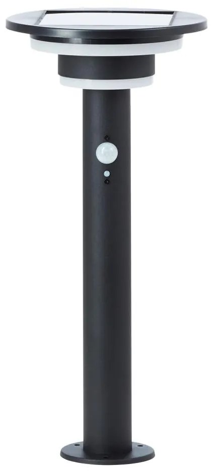 Brilliant - LED Solárna lampa so senzorom GARVINA LED/3W/3,7V 45 cm IP44 čierna