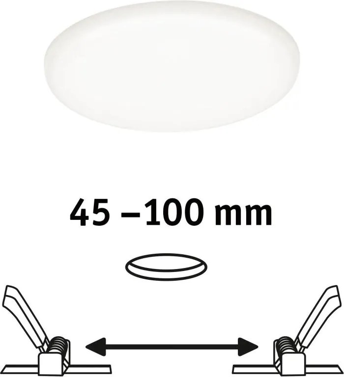 Paulmann 92391 - LED/8,5W IP44 Kúpeľňové podhľadové svietidlo VARIFIT 230V