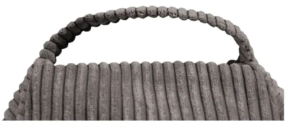 Tmavohnedý menčestrový sedací vak Play Amuse – SLOWDOWN