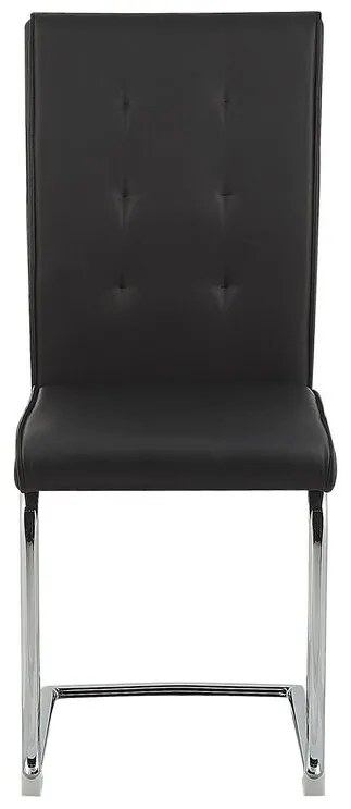Set 2 ks. jedálenských stoličiek ROVVO (čierna). Vlastná spoľahlivá doprava až k Vám domov. 1026800
