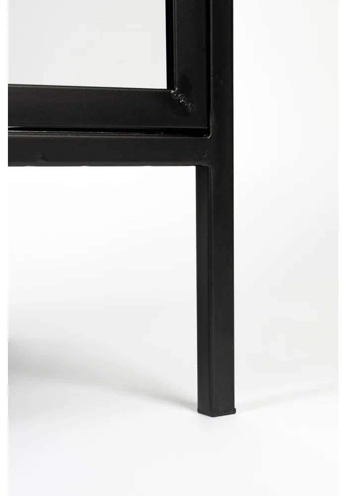 Čierna vinotéka z jedľového dreva na 10 fliaš, 52x103 cm Rob - White Label