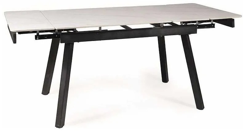 Jedálenský stôl Johanes 150 cm, mramor / čierna