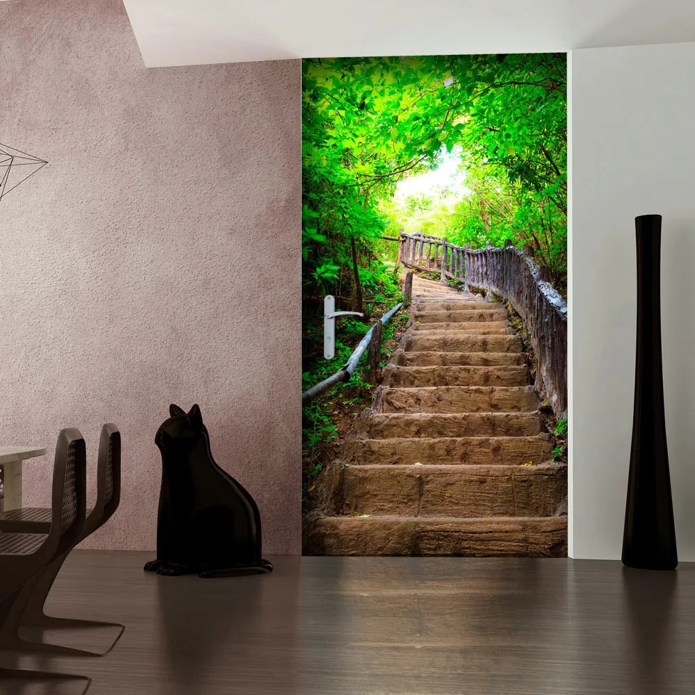 Fototapeta na dvere Bimago - Stairs from nature + lepidlo zadarmo 70x210 cm