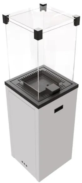 Ohrievač na záhradu Patio Slim White