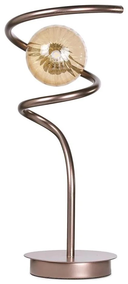 ONLI - Stolná lampa FRIDA 1xG9/10W/230V 42 cm medená