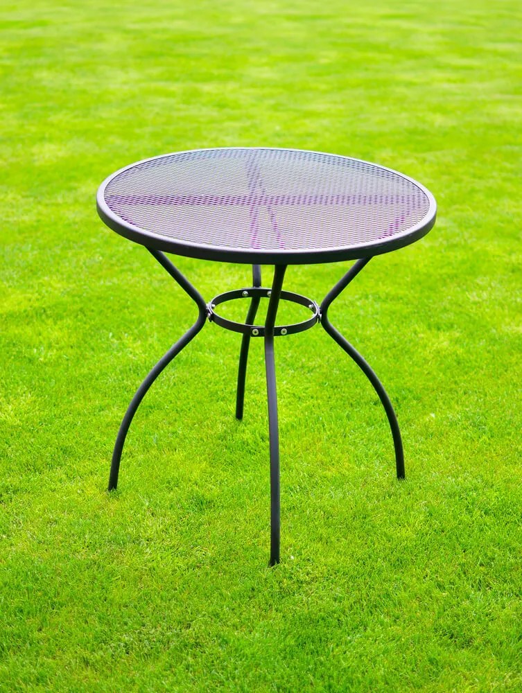 Rojaplast Kovový záhradný okrúhly stôl 70 cm ZWMT-06