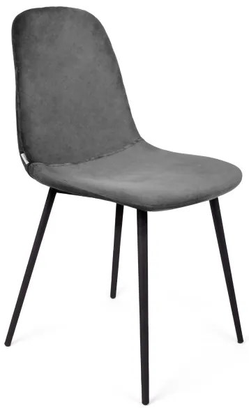Jedálenská stolička SLANK sivá ALL 977972