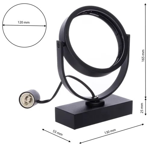 Bodové svietidlo LUGAR 1xAR111 - GU10/25W/230V